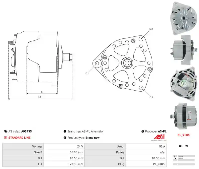 AS-PL A9543S