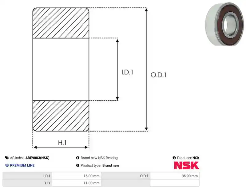 AS-PL ABE9003(NSK)