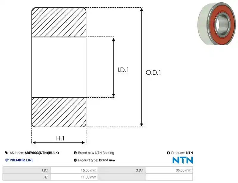 AS-PL ABE9003(NTN)(BULK)
