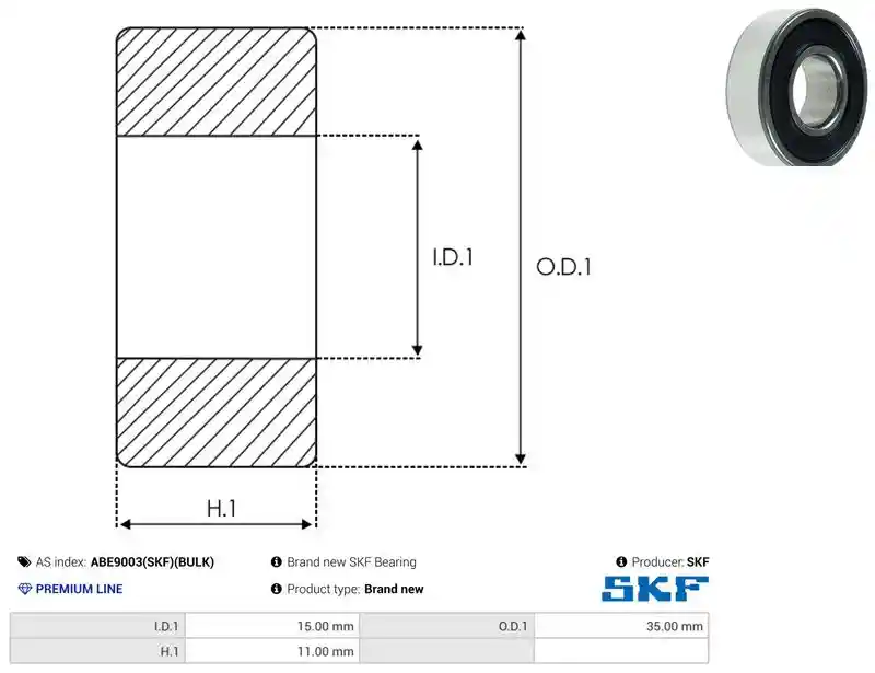 AS-PL ABE9003(SKF)(BULK)