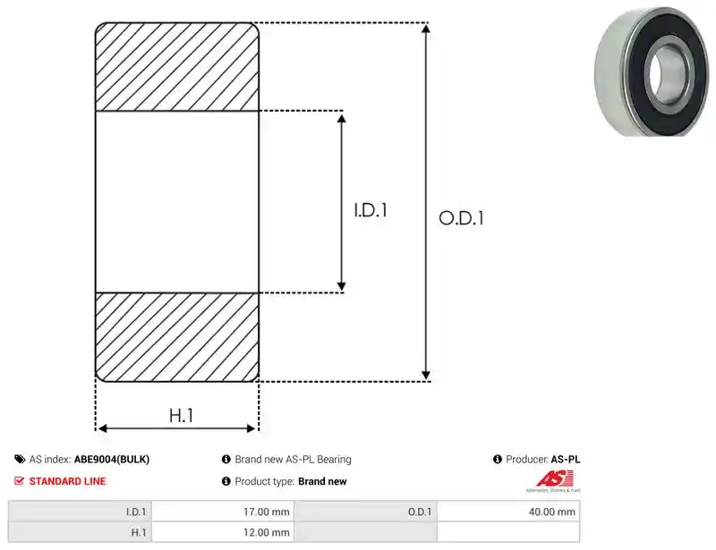 AS-PL ABE9004(BULK)