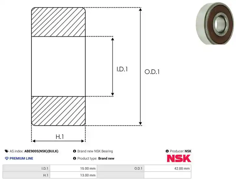 AS-PL ABE9005(NSK)(BULK)