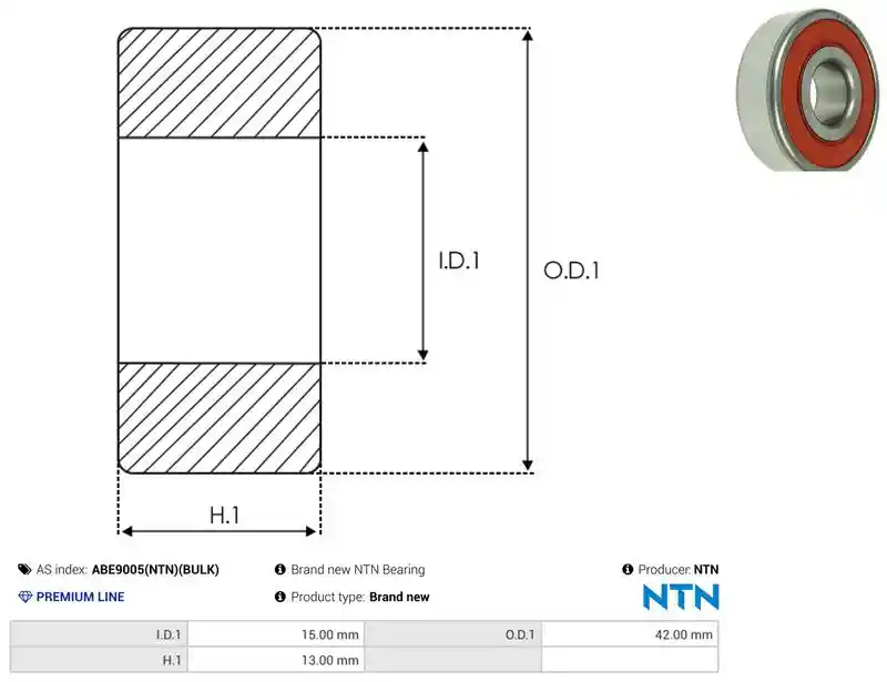 AS-PL ABE9005(NTN)(BULK)