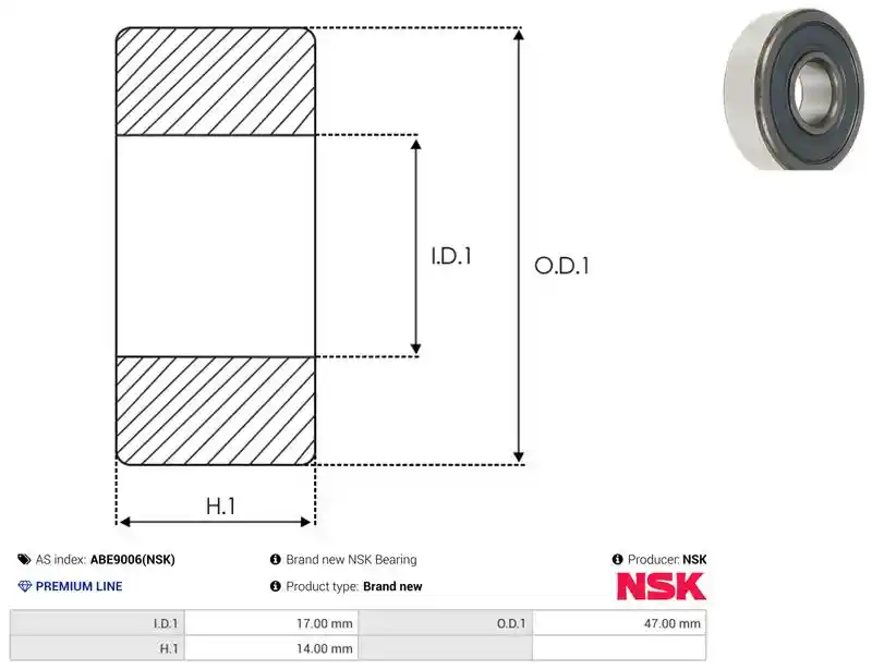 AS-PL ABE9006(NSK)