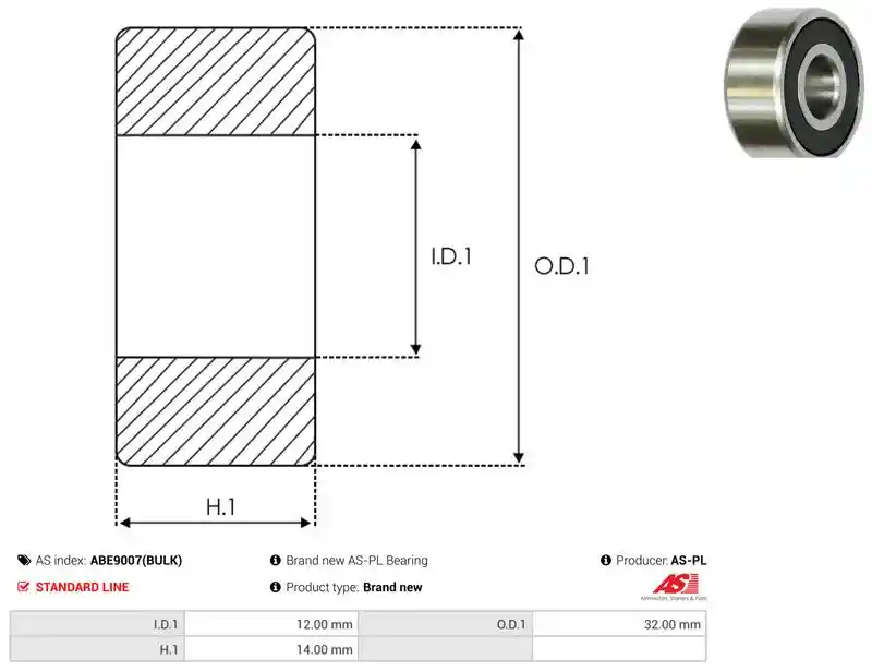AS-PL ABE9007(BULK)