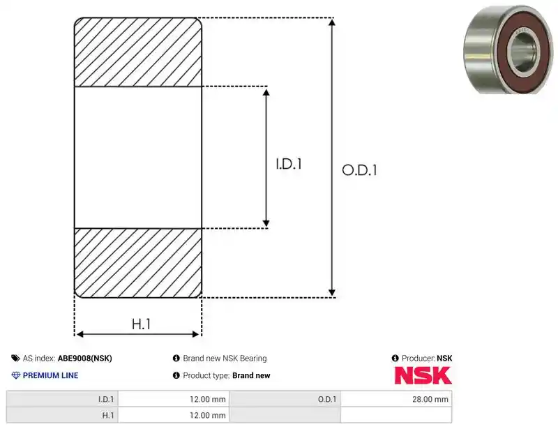 AS-PL ABE9008(NSK)