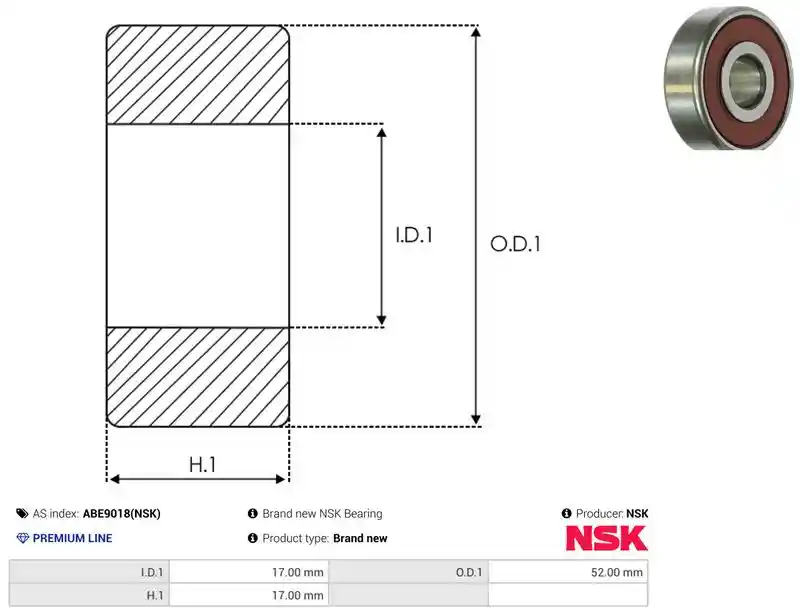 AS-PL ABE9018(NSK)