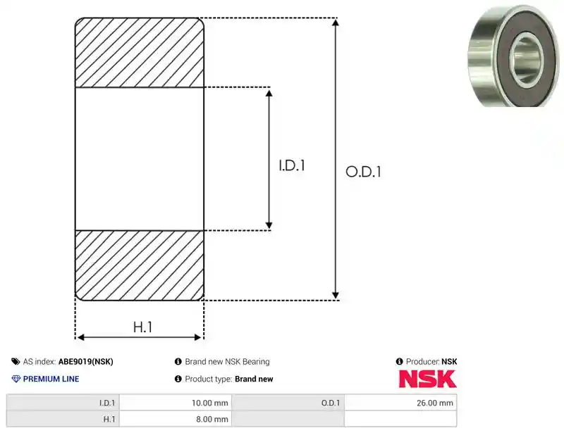 AS-PL ABE9019(NSK)