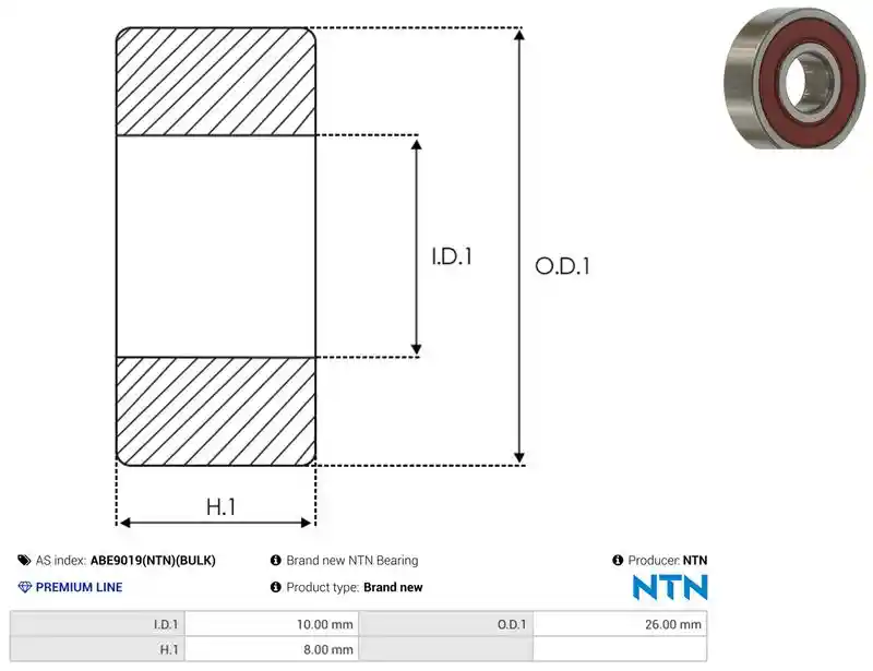 AS-PL ABE9019(NTN)(BULK)