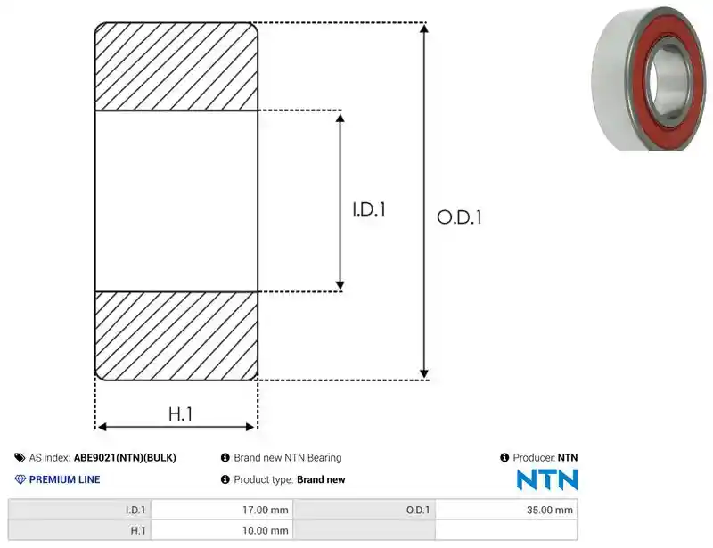 AS-PL ABE9021(NTN)(BULK)