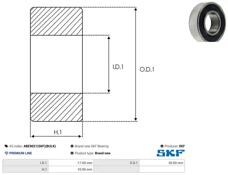 AS-PL ABE9021(SKF)(BULK)