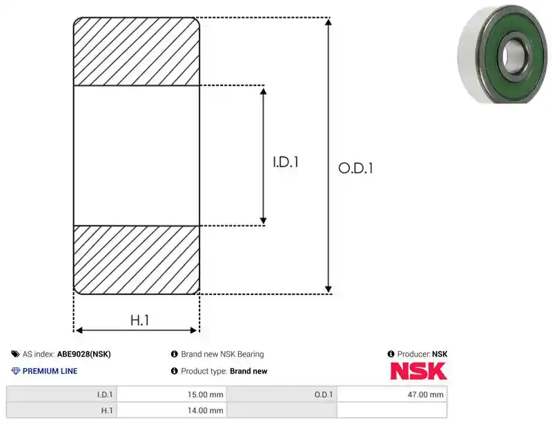 AS-PL ABE9028(NSK)