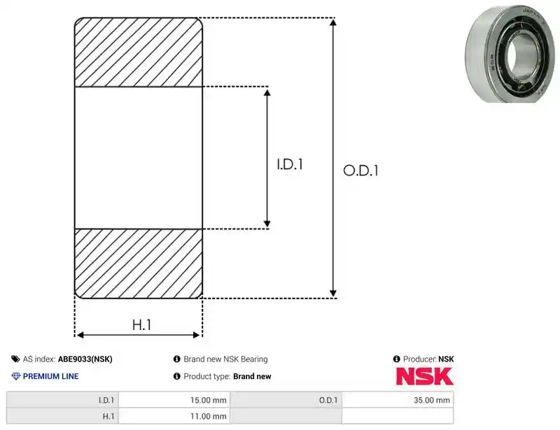 AS-PL ABE9033(NSK)