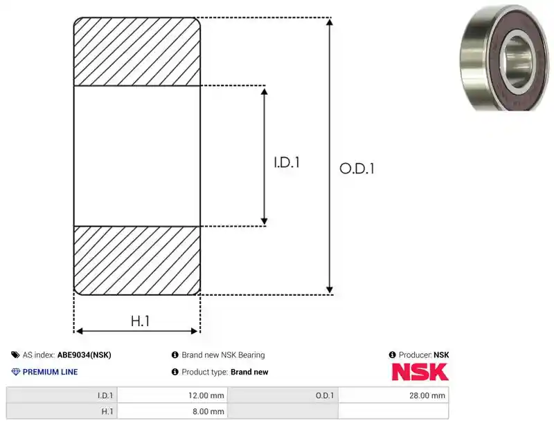 AS-PL ABE9034(NSK)
