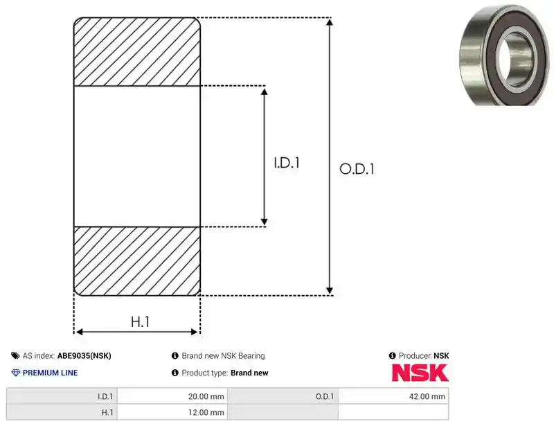 AS-PL ABE9035(NSK)