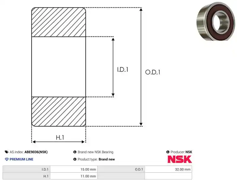 AS-PL ABE9036(NSK)