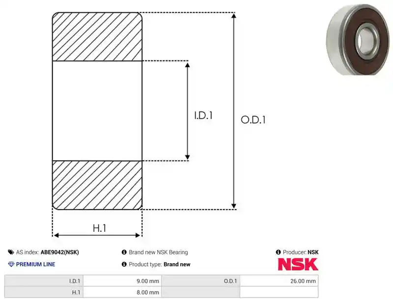 AS-PL ABE9042(NSK)