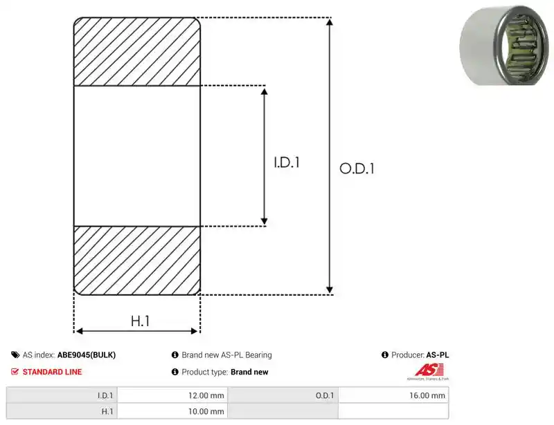 AS-PL ABE9045(BULK)
