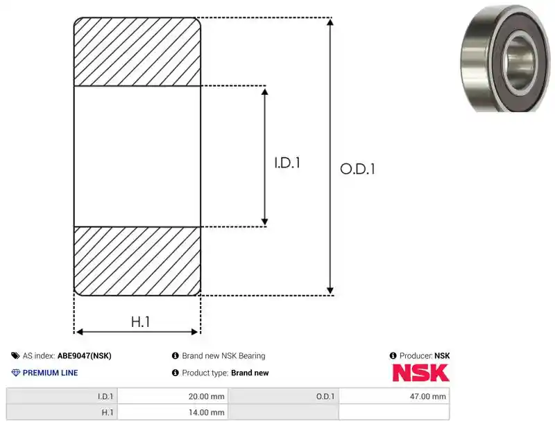 AS-PL ABE9047(NSK)