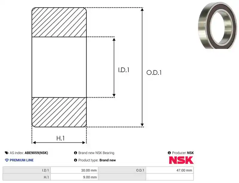 AS-PL ABE9059(NSK)
