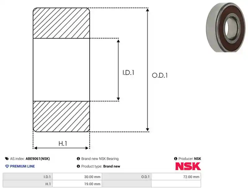 AS-PL ABE9061(NSK)