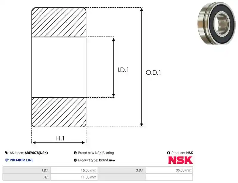 AS-PL ABE9078(NSK)