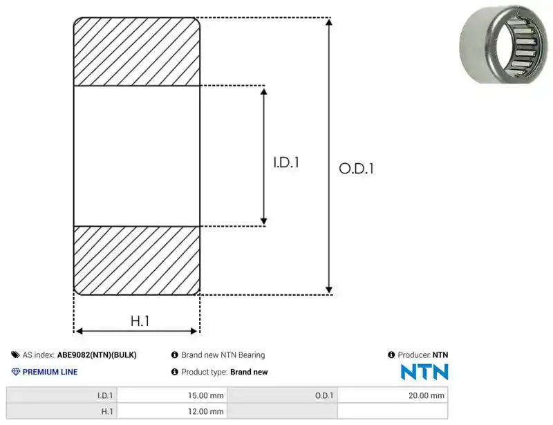 AS-PL ABE9082(NTN)(BULK)