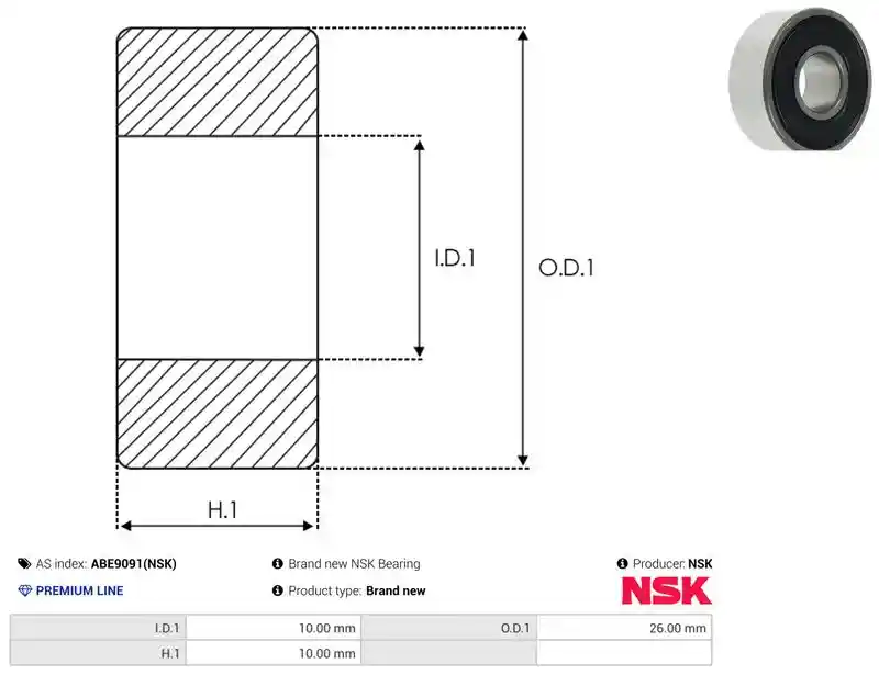 AS-PL ABE9091(NSK)