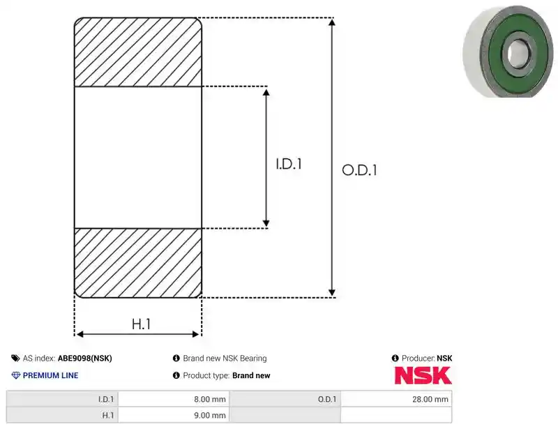 AS-PL ABE9098(NSK)
