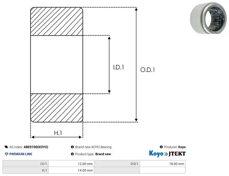 AS-PL ABE9100(KOYO)
