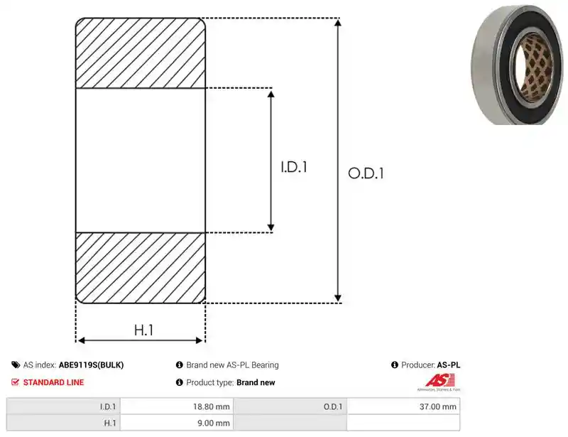 AS-PL ABE9119S(BULK)