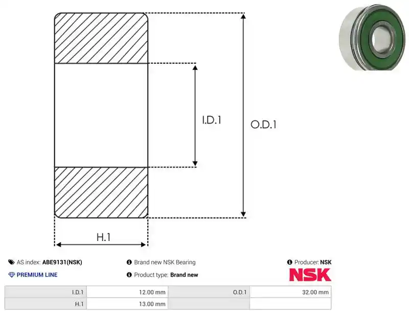 AS-PL ABE9131(NSK)