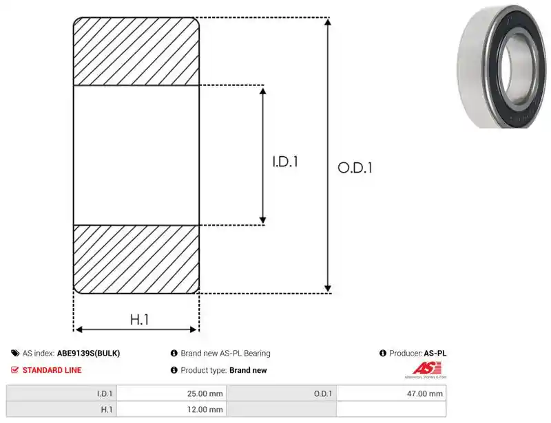 AS-PL ABE9139S(BULK)