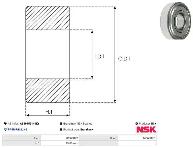 AS-PL ABE9155(NSK)