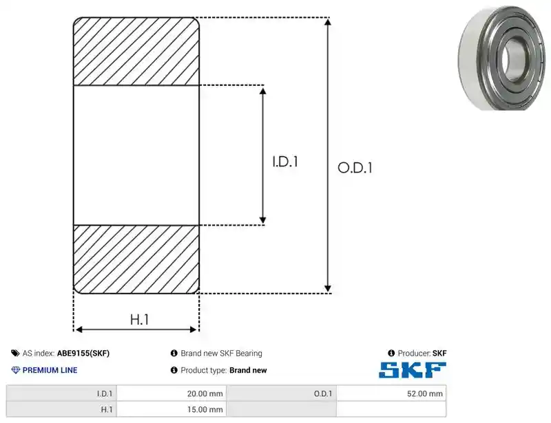 AS-PL ABE9155(SKF)