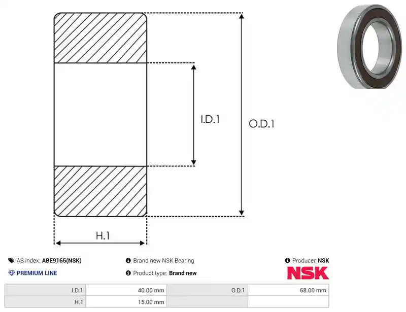 AS-PL ABE9165(NSK)