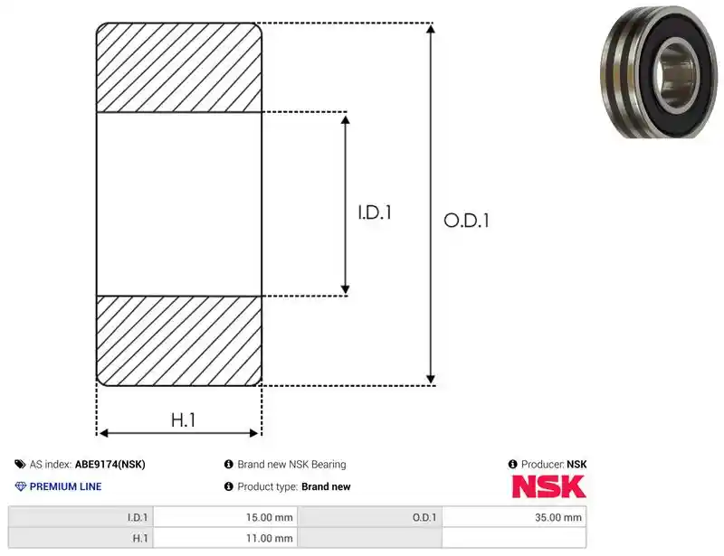 AS-PL ABE9174(NSK)