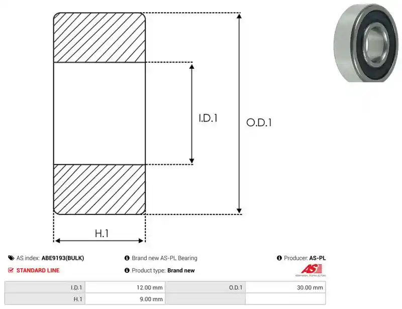 AS-PL ABE9193(BULK)