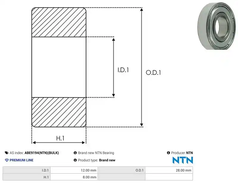 AS-PL ABE9194(NTN)(BULK)