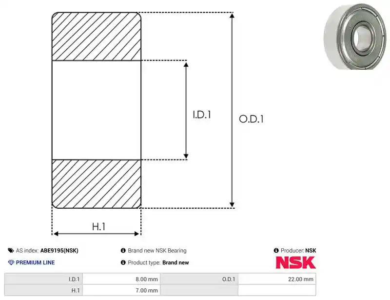 AS-PL ABE9195(NSK)