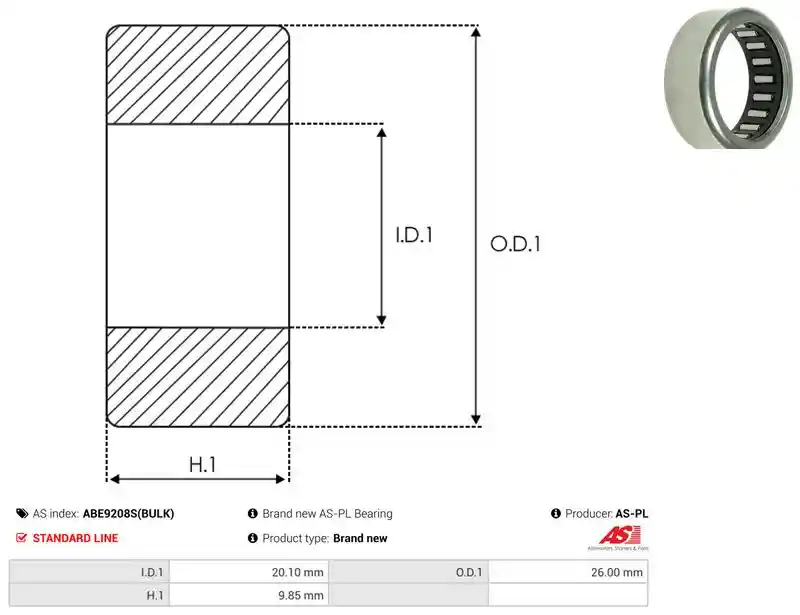 AS-PL ABE9208S(BULK)