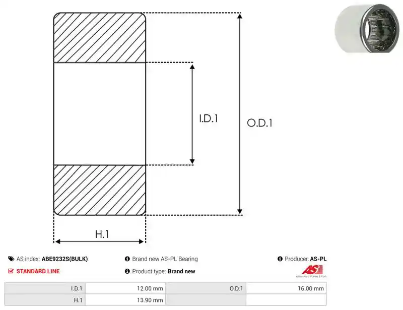 AS-PL ABE9232S(BULK)