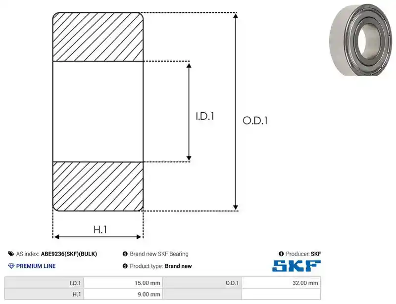 AS-PL ABE9236(SKF)(BULK)