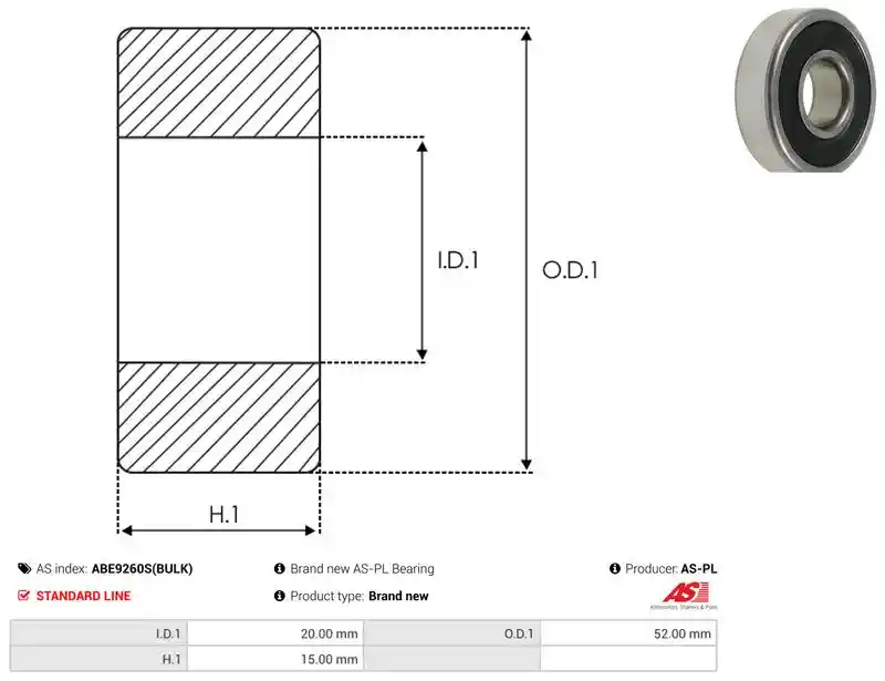 AS-PL ABE9260S(BULK)