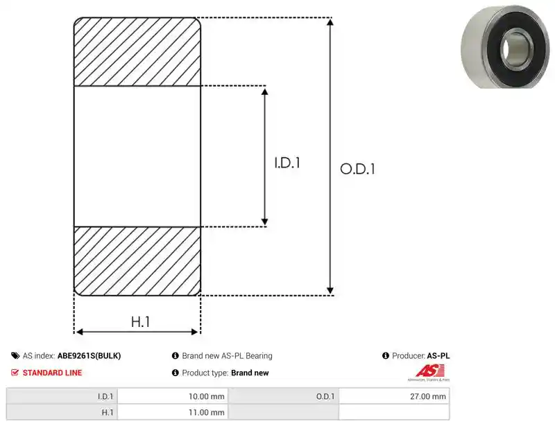 AS-PL ABE9261S(BULK)