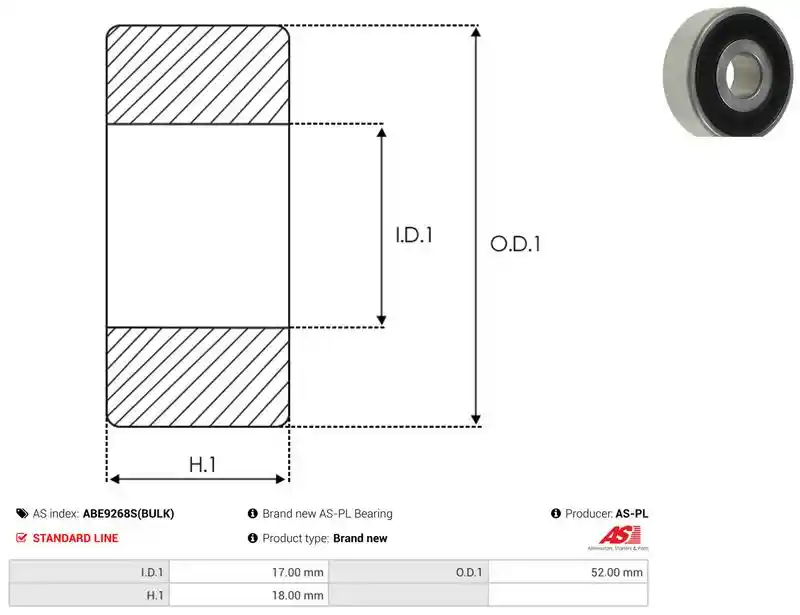 AS-PL ABE9268S(BULK)