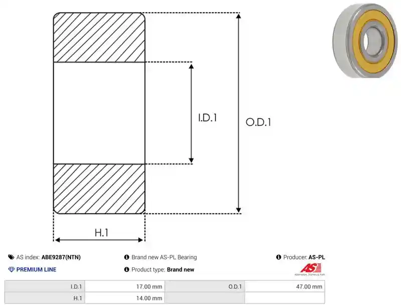 AS-PL ABE9287(NTN)
