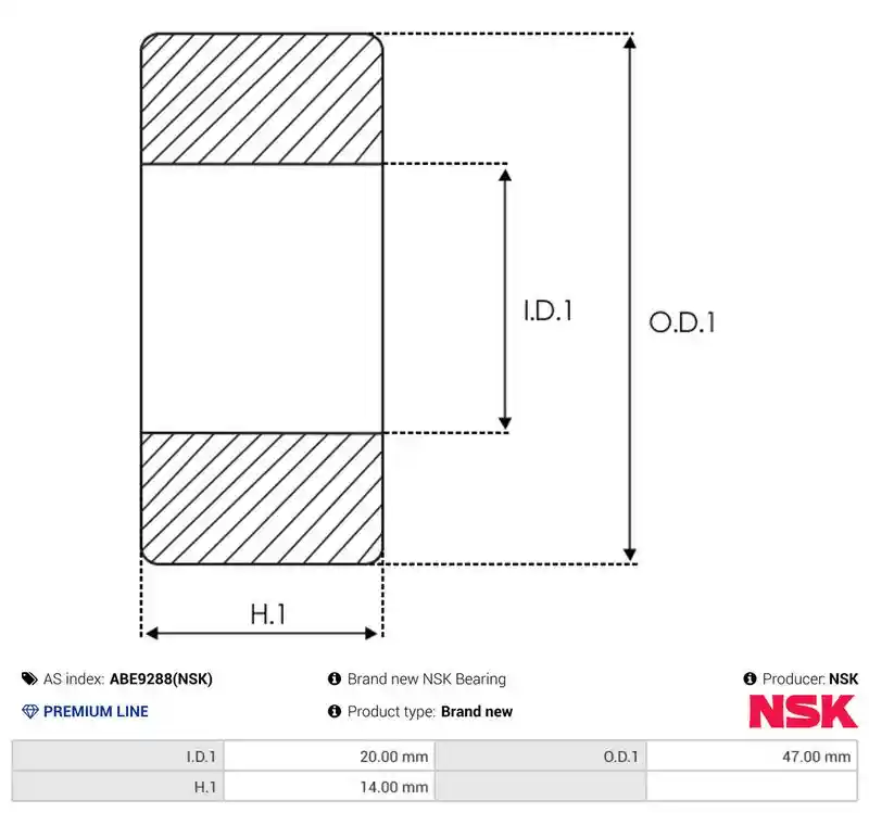 AS-PL ABE9288(NSK)