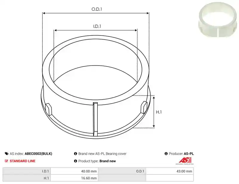 AS-PL ABEC0002(BULK)