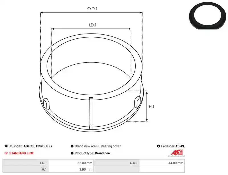 AS-PL ABEC0013S(BULK)